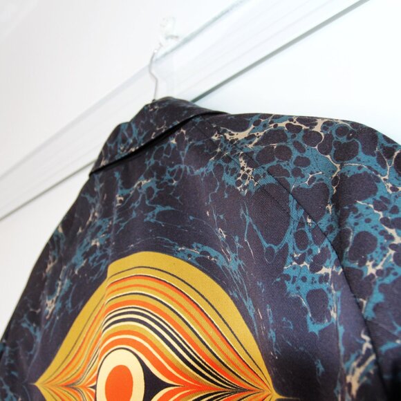 BNWT AW18 DRIES VAN NOTEN MARBLE EYE REVERSIBLE COAT 46 & 48 - Picture 5 of 16